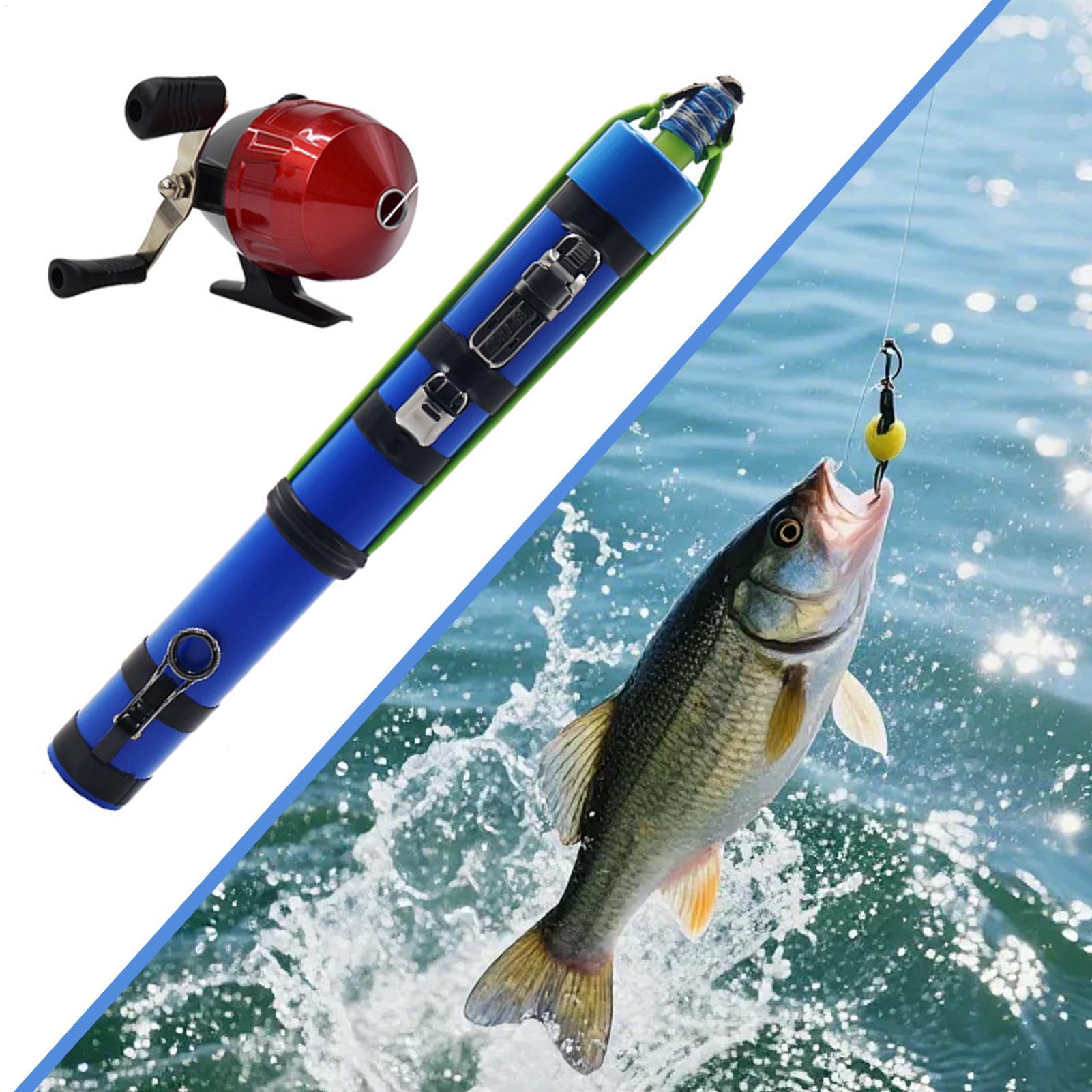 Fishing Line Spool - Kompaktowy zestaw wędkarski: karabek, karabek-szykownica, wędka