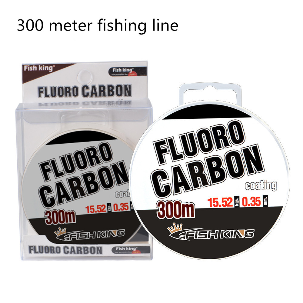 Fluorocarbon Line - Pełna Rolka Fluorokarbonowej Żyłki Wędkarskiej 300m