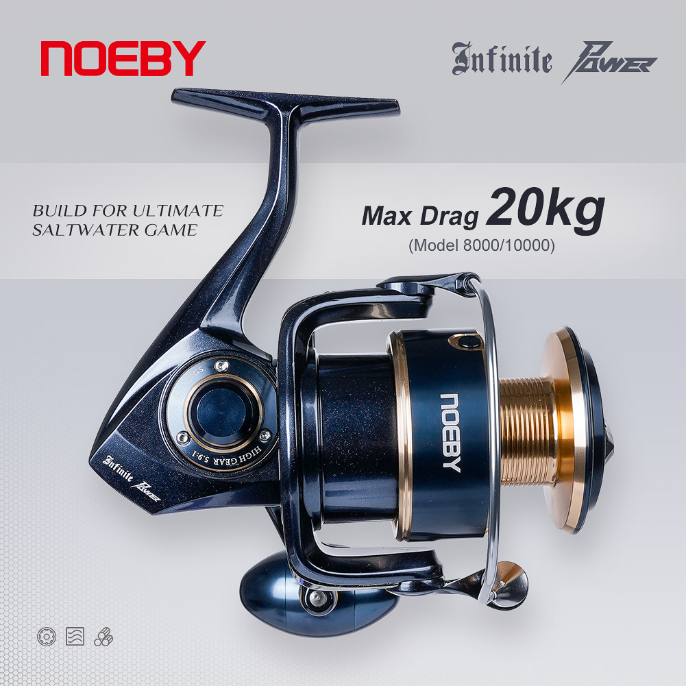 Daiwa Reel Bg - NOEBY Infinite Power Kołowrotek spinningowy do